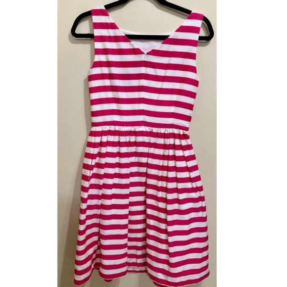 Lilly Pulitzer Pink & White Striped Party Dress - Picture 2 of 12